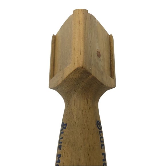 Blue Moon Brewing Company Wooden Beer Tap Handle 11.5" Knob Pub Bar Keg Man Cave - Picture 8 of 11